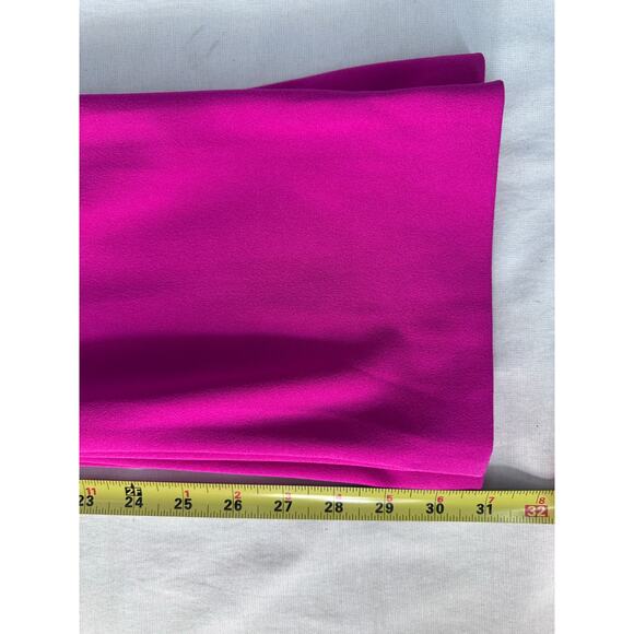 NWT Trina Turk Women sz 2 Carine 2 Pant HOT PINK Workwear Cropped Slit MSRP $248 - Picture 13 of 15